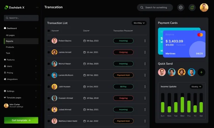 Key benefit dashboard