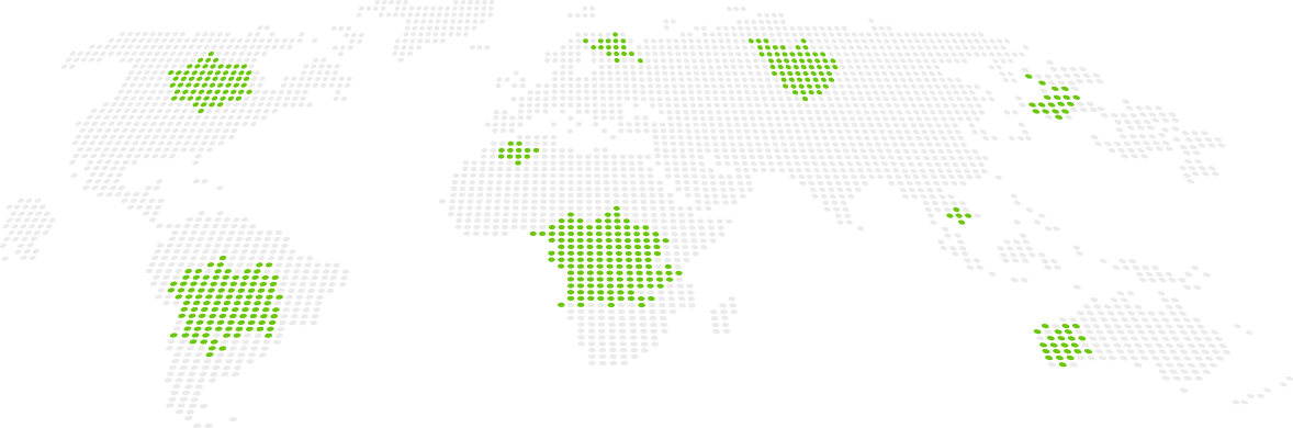 World map showing Saasto customers