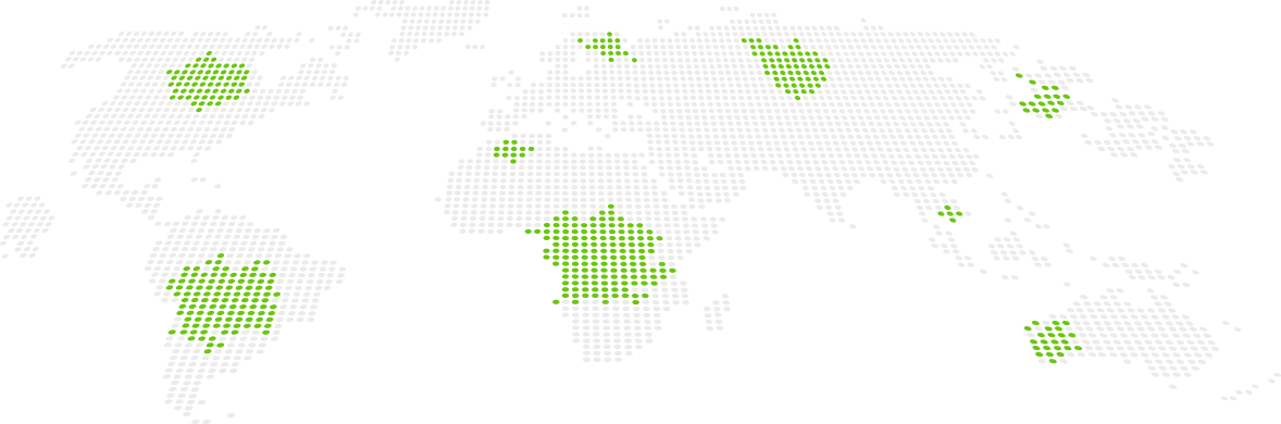 World map showing Saasto customers